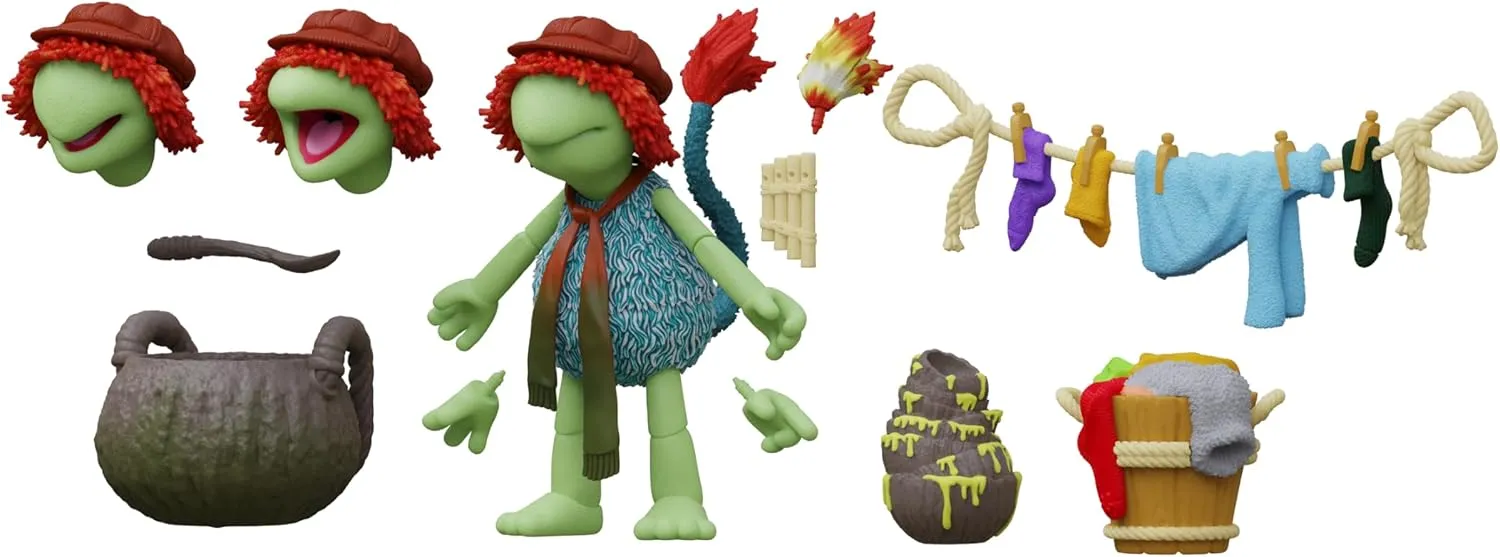 Boss Fight Studio Fraggle Rock Boober Premium Collectible Action Figure - Highly Articulated Collectible and Customizable Figurine with Interchangeable Parts and Accessories - 1:12 Scale