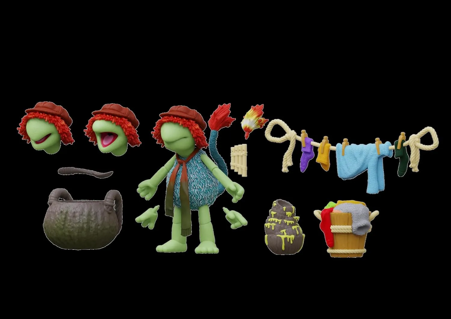 Boss Fight Studio Fraggle Rock Boober Premium Collectible Action Figure - Highly Articulated Collectible and Customizable Figurine with Interchangeable Parts and Accessories - 1:12 Scale