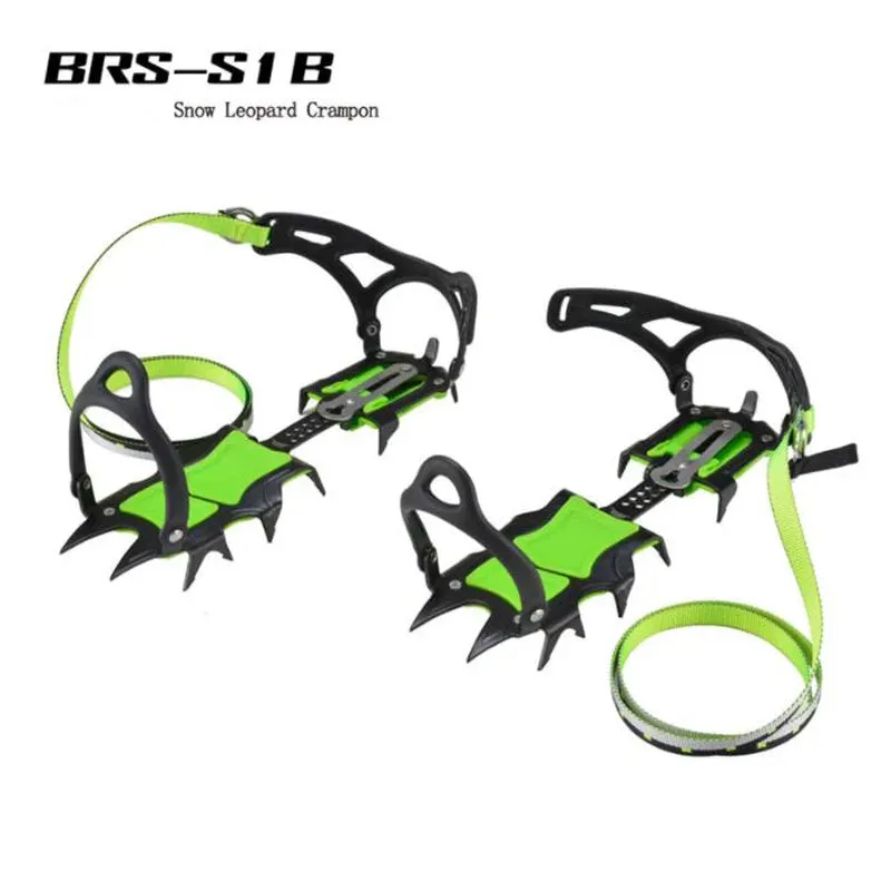 BRS 14 Teeth Ultralight Crampons – Non-Slip Ice Gripper for Hiking and Climbing