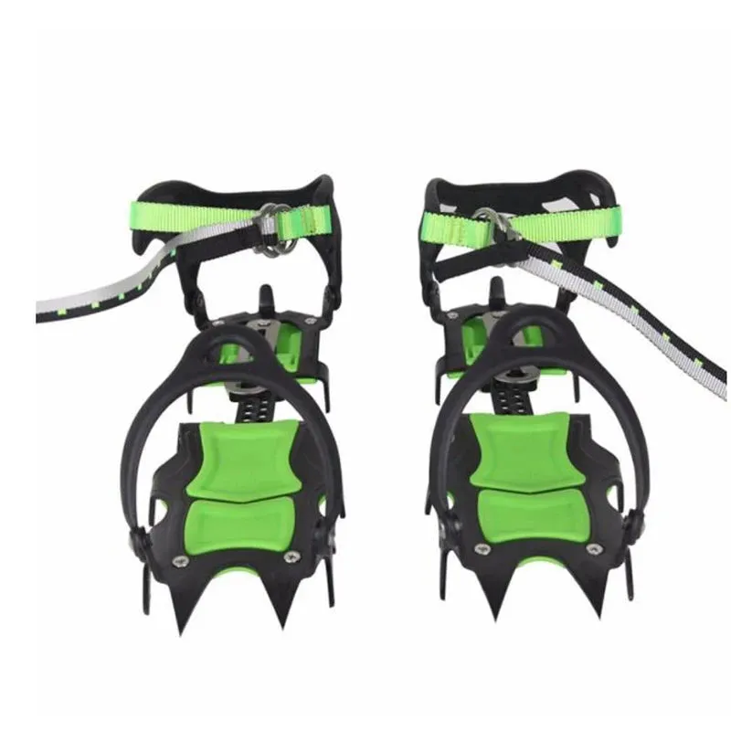 BRS 14 Teeth Ultralight Crampons – Non-Slip Ice Gripper for Hiking and Climbing