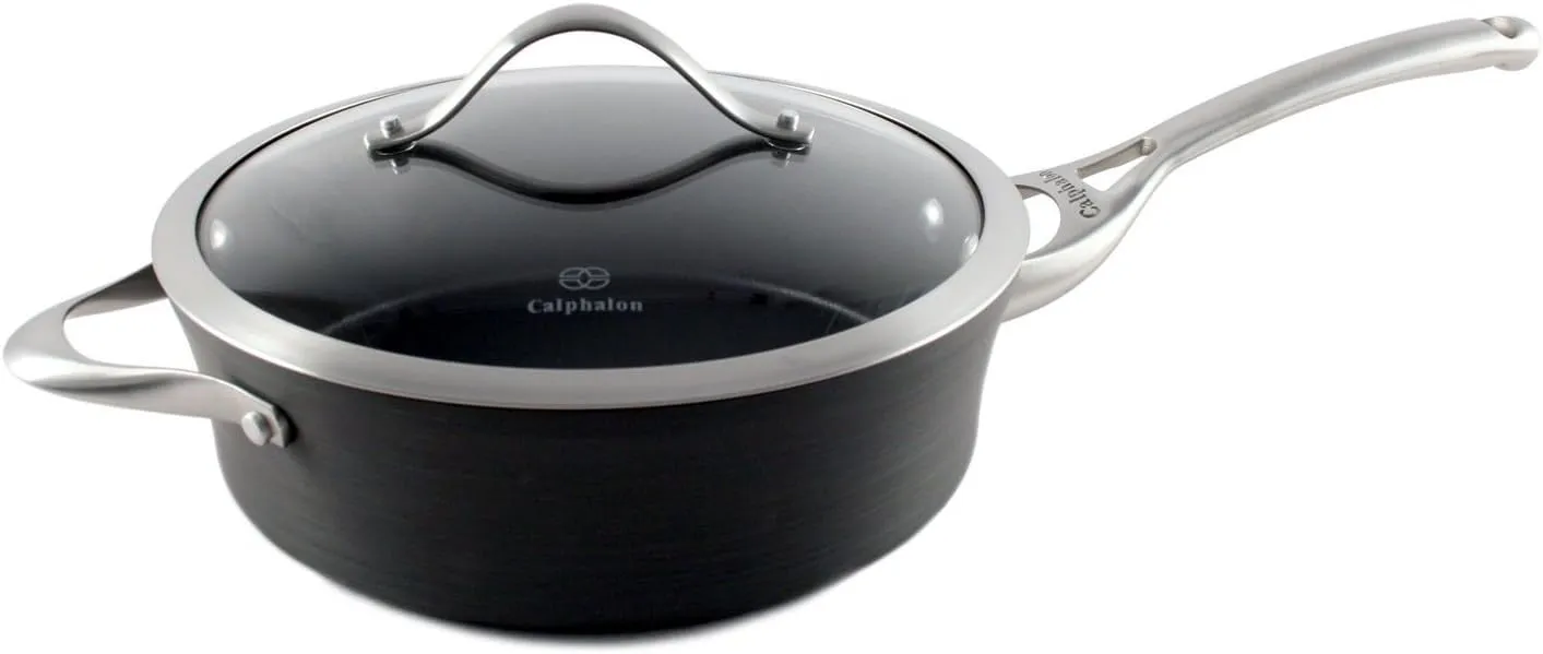 Calphalon Contemporary Nonstick 3-Quart Saute with Glass Lid