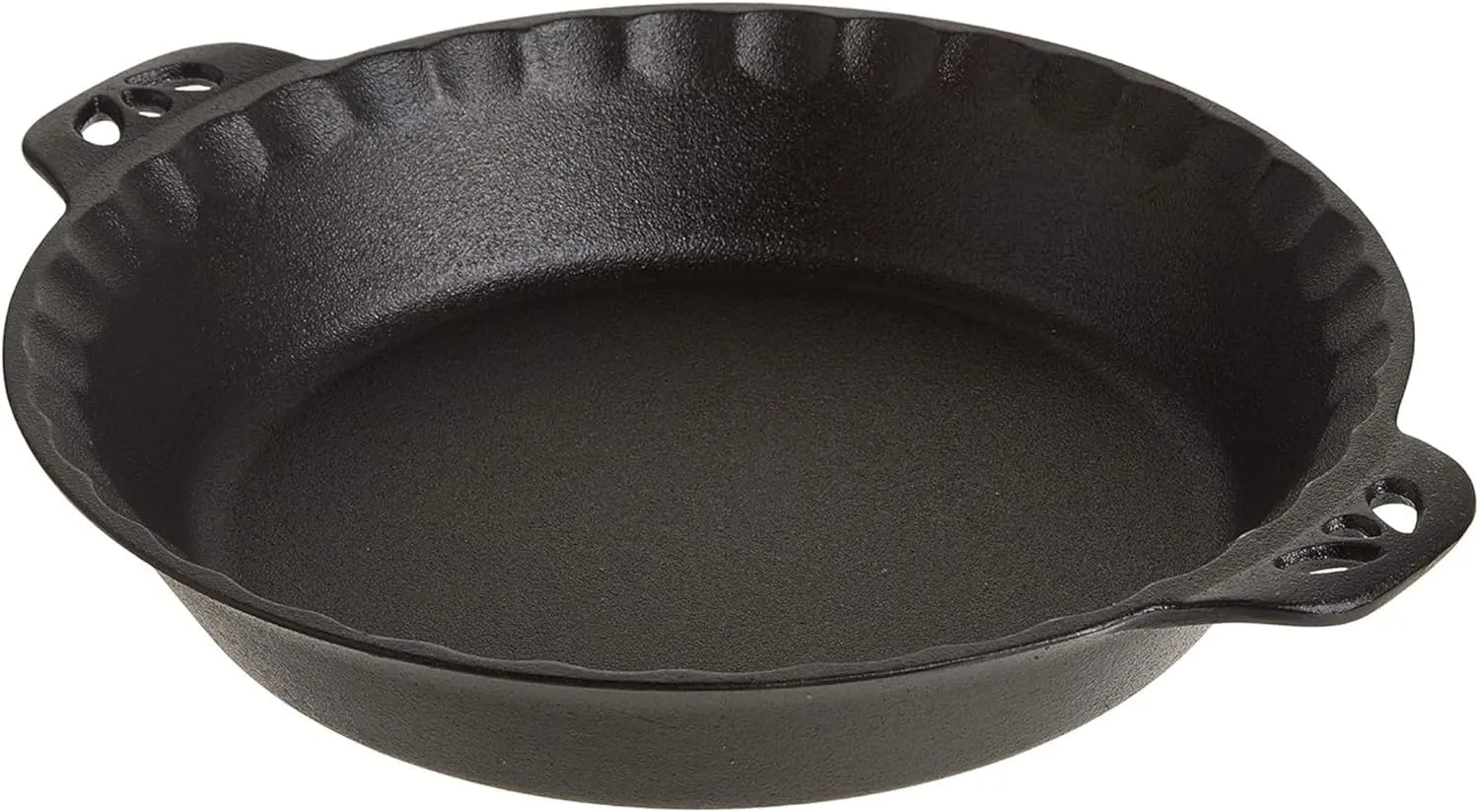 Camp Chef Cast Iron Pie Pan - True-Seasoned Cast Iron Pie Dish for Cooking & Camping Accessories - 10"