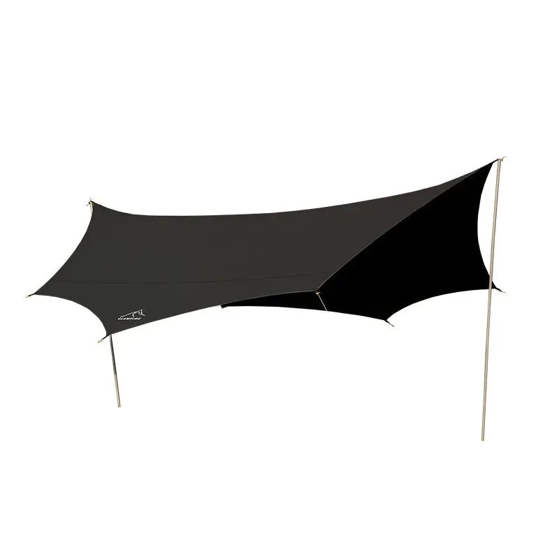 Camping Tarp Tent, Vinyl Canopy Beach Sun Shelter, Waterproof Awning, Picnic Supplies