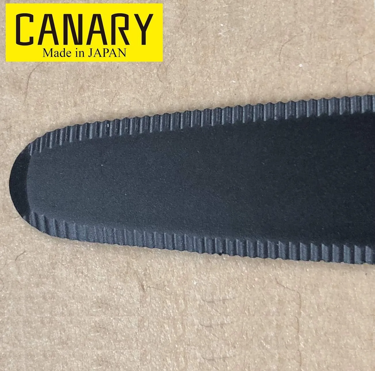 CANARY Cardboard Cutter with Sheath, 7.5" Safe Box Opener/Box Cutter Tool [Non-Stick Coated Blade], Serrated Japanese Stainless Steel Blade, Made in Japan (Bulk Pack of 5)