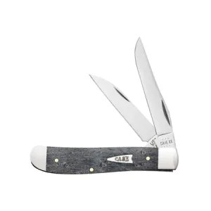 Case Knives Gray Birdseye Maple - Smooth Mini Trapper