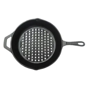 Cast Iron Skillet With Holes