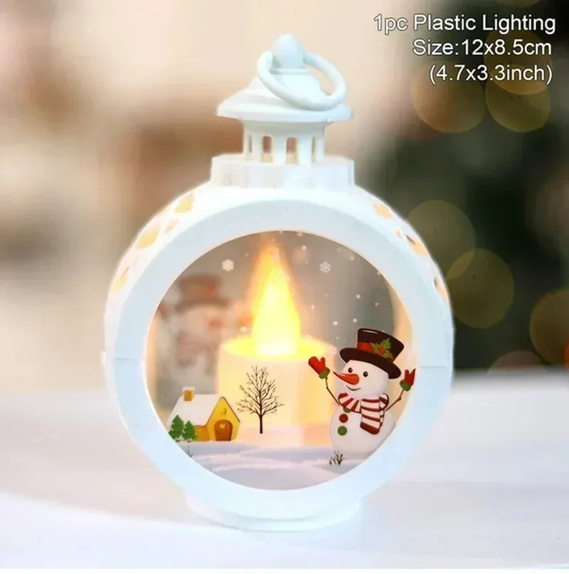 Christmas snow globe lantern|Lighted Christmas Snow Globe Lantern Battery Operated LED