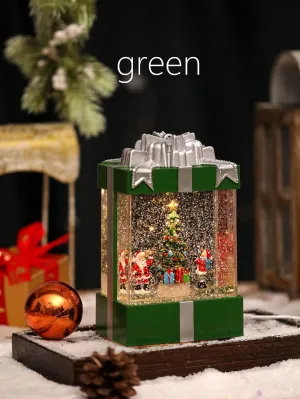 Christmas snow globes| PEIDUO Christmas Snow Globes Santa Clau