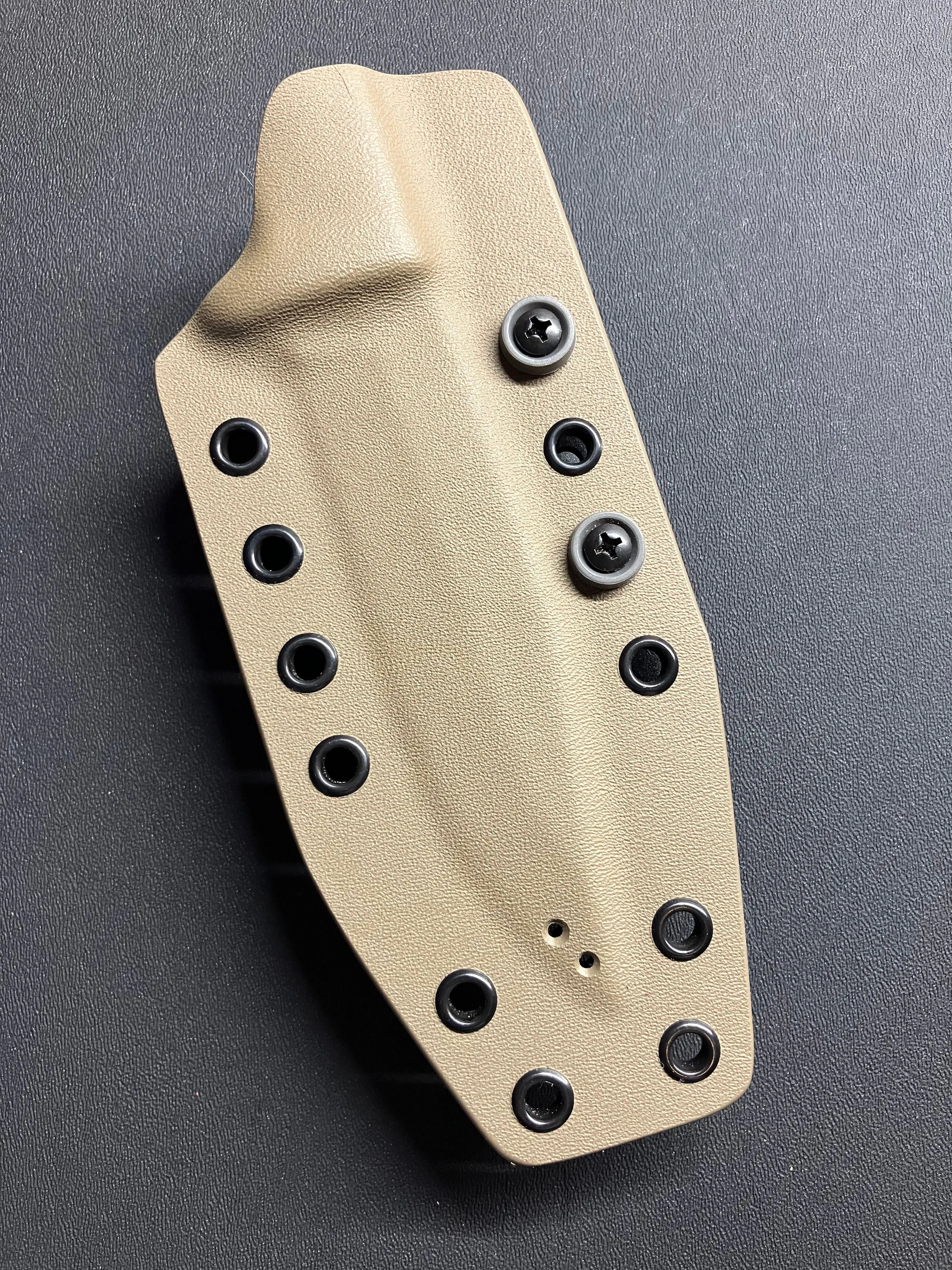 Cold Steel SRK Compact in SK5 w/ OD Green Handle   FDE/Wolf Gray Custom Sheath