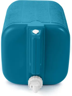 Coleman Chiller 5-Gallon Water Container with Spigot & Carry Handle Heavy-Duty Water Jug & Carrier for Camping Tailgating Parties Emergencies & More