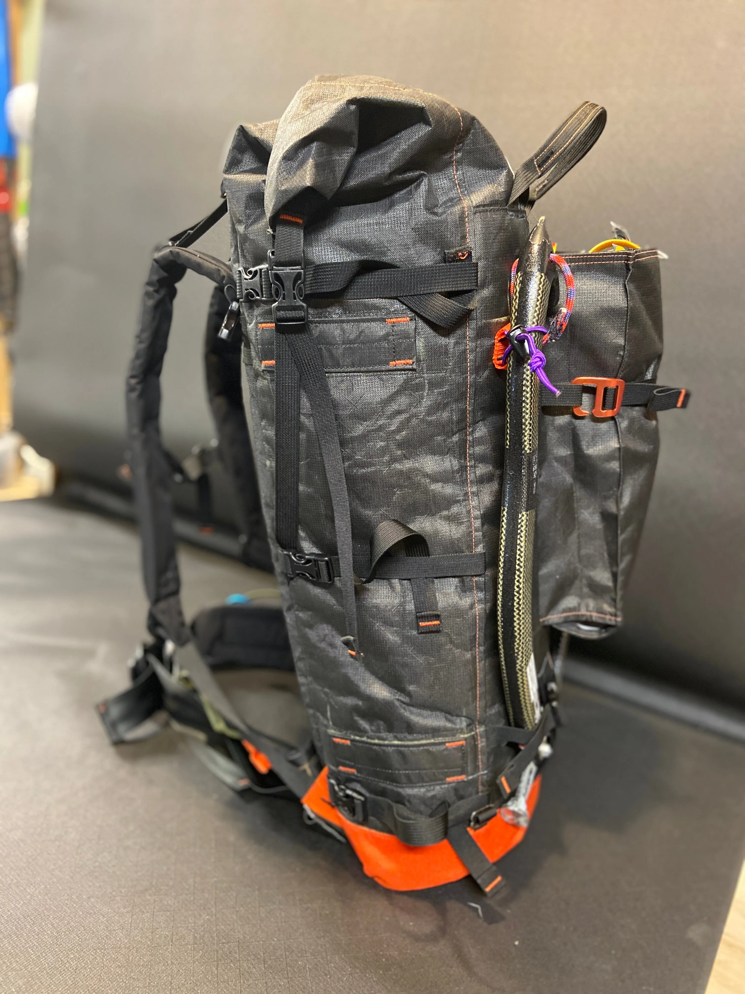 crampon front pocket