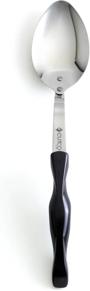CUTCO Model 1712 Basting Spoon with Classic Dark Brown handle (often called "Black") in factory fresh plastic bag.