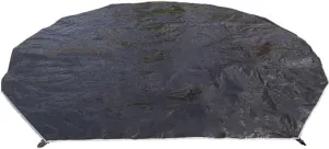DANCHEL OUTDOOR Waterproof Bell Tent Footprint Round Tarp Camping Accessories, 3/4/5/6m Ground Sheet Black Tarp Canvas Yurt Tent Protector Floor