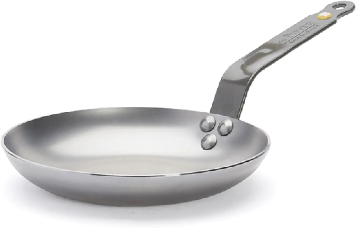 De Buyer MINERAL B Carbon Steel Omelette Pan - 8” Diameter, 6.9” Cooking Surface - PFAS, PFOA & PFOS Free - Made in France