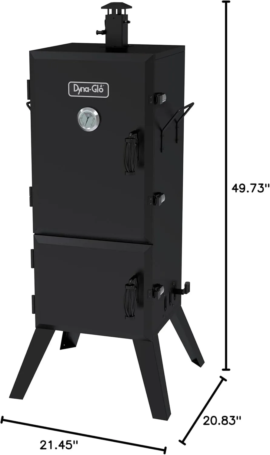 Dyna-Glo DGX780BDC-D 36" Vertical Charcoal Smoker Black