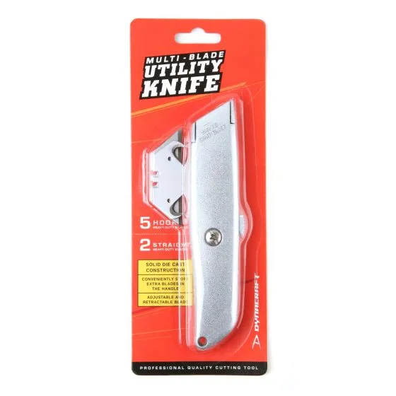 Dynacraft Multi-Blade Utility Knife (includes 5 Hook / 2 Straight Blades)