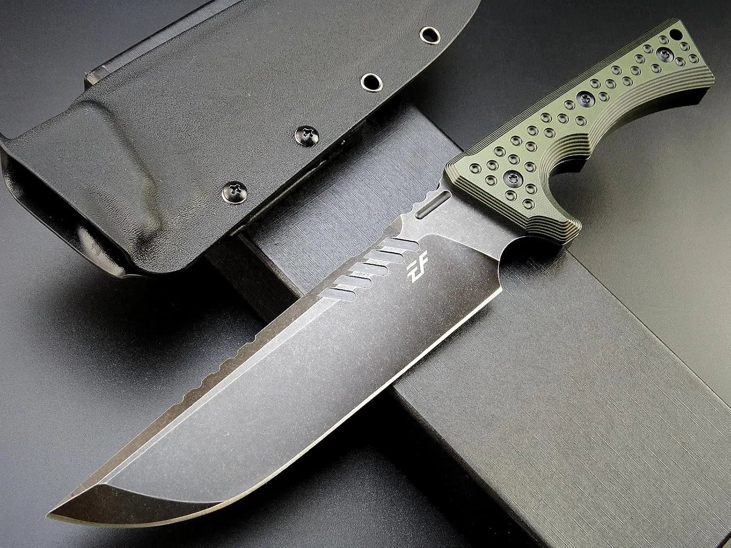 Eafengrow EF146 Fixed Blade Knife Sleipner Steel Blade G10 Handle Full Tang EDC Straight Knife for Working Camping Bushcraft