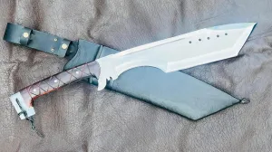 EGKH-18 Inch Giant Heavy Duty Bowie Knife-Thick Spine-Bush craft and Survival knives-Extra Strong High Tempered-sharpen-Real working