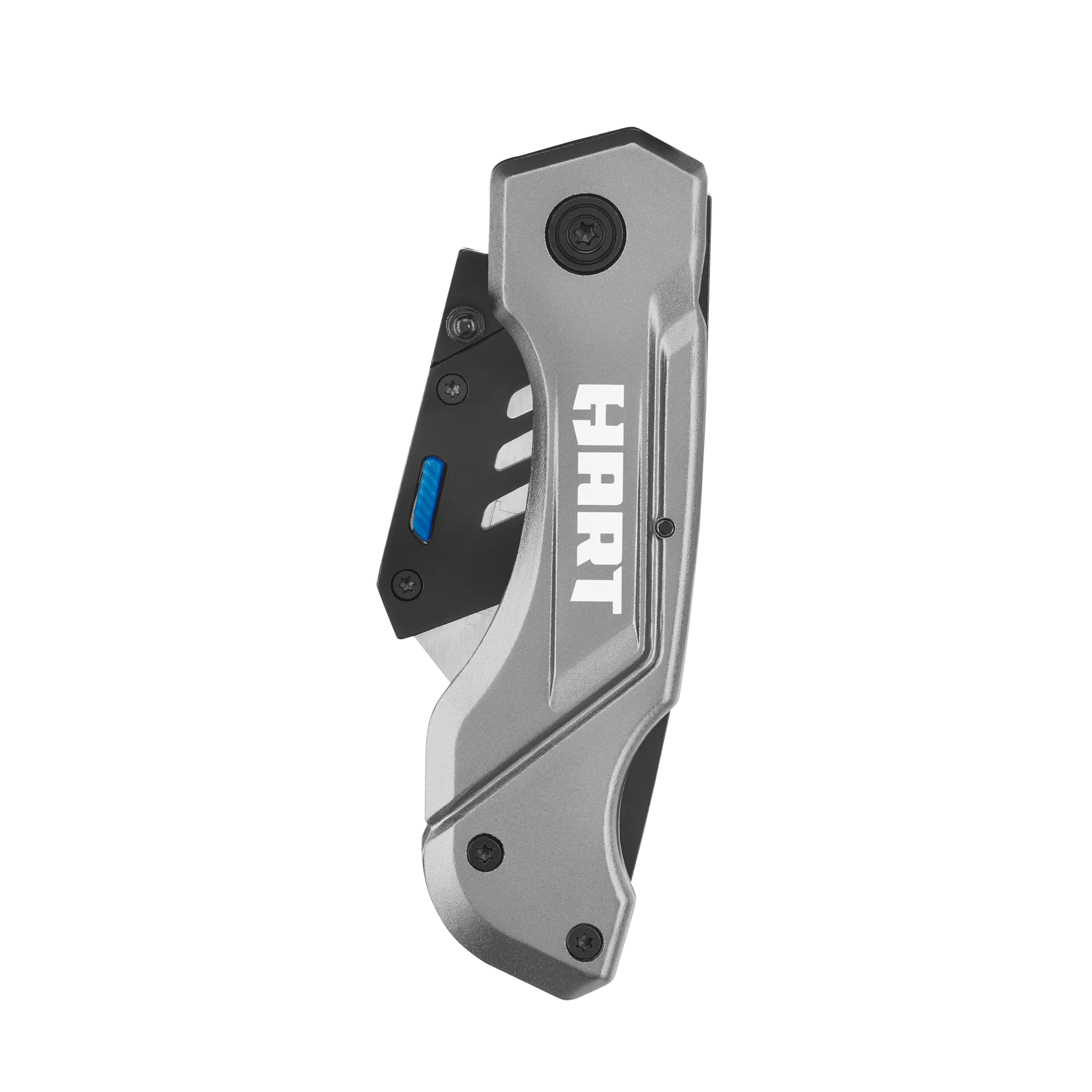 Folding Lock-Back Utility Knife w/ 10 Blades