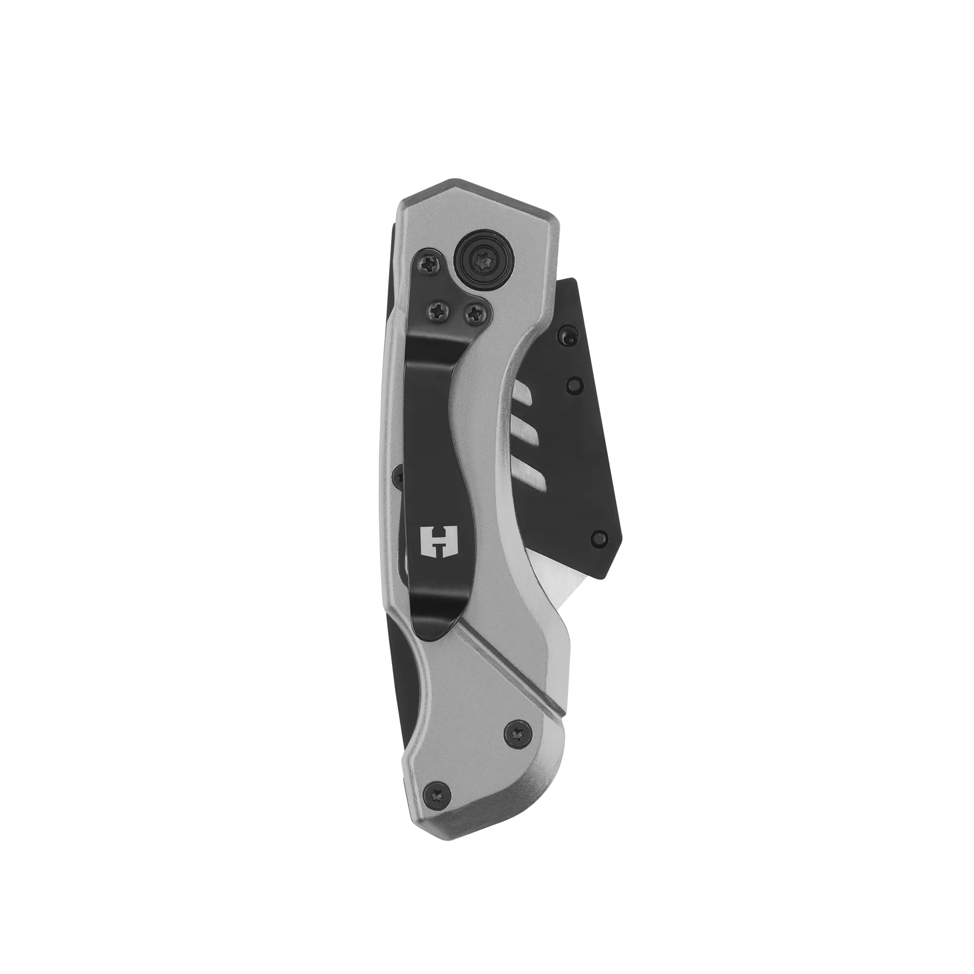 Folding Lock-Back Utility Knife w/ 10 Blades