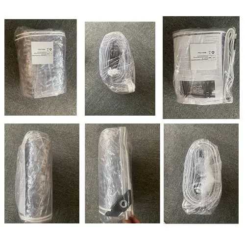 FoundGo 10' x 12' Clear Tarps Heavy Duty PVC Vinyl 20 Mil Thick Tarpaulin, Glass Tarpaulin with Metal Grommets, Protects Against Water, UV-Ray, Tear, Cold Weather Resistan