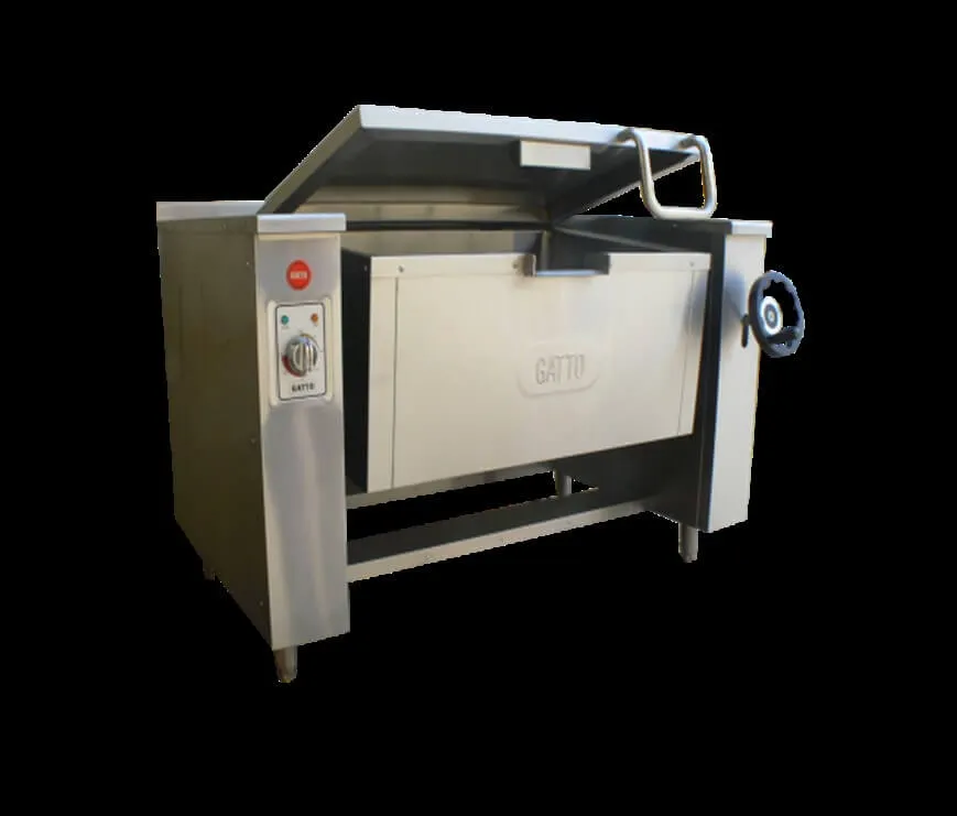 GATTO 120Lt S/Steel Gas Tilting Pan