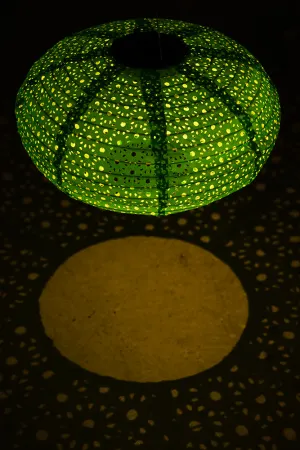 Green Hanging Outdoor Solar Lantern