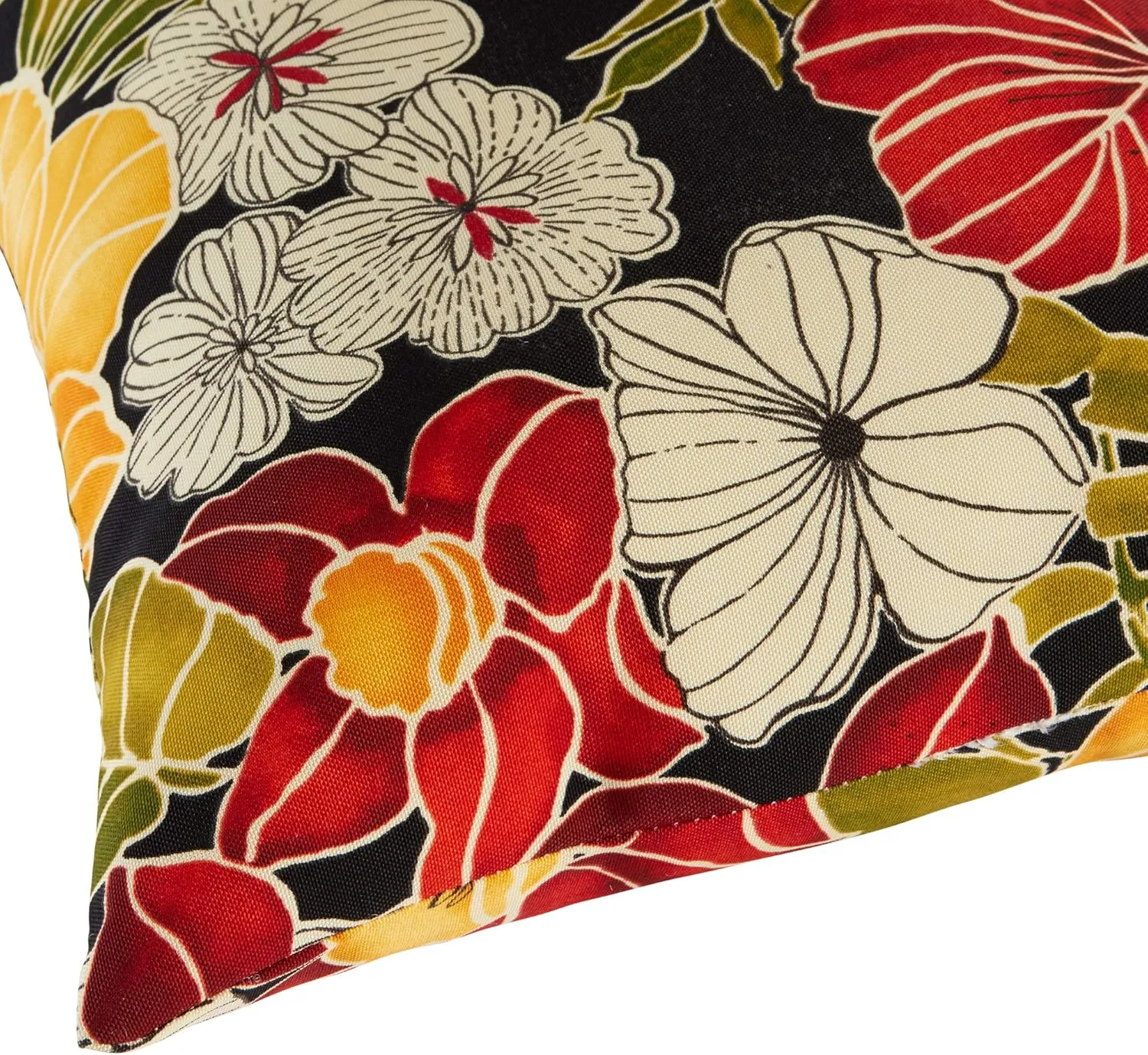 Greendale Home Fashions Outdoor 19x12 inch Rectangle Decorative Throw Pillow, 2-Pack, Aloha 2 Count