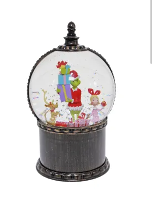 GRINCH SNOW GLOBE LANTERN
