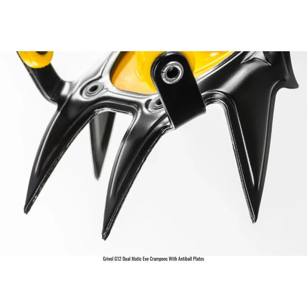 Grivel G12 Dual Matic Evo Crampons With Antiball Plates