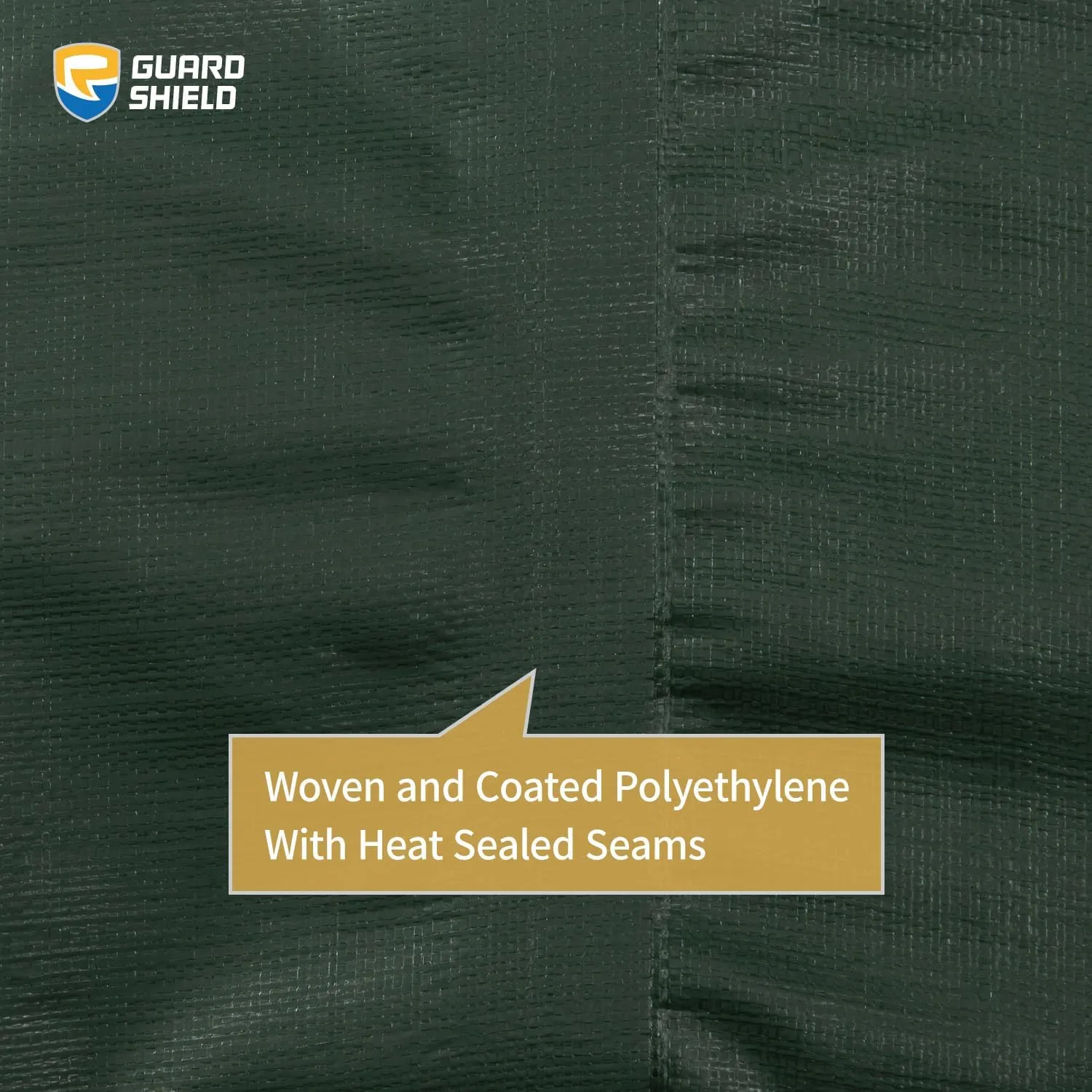 GUARD SHIELD Heavy Duty Matte Green Tarp Waterproof 20x30 Feet Large UV Resistant Tarps Cover Outdoor 11mil