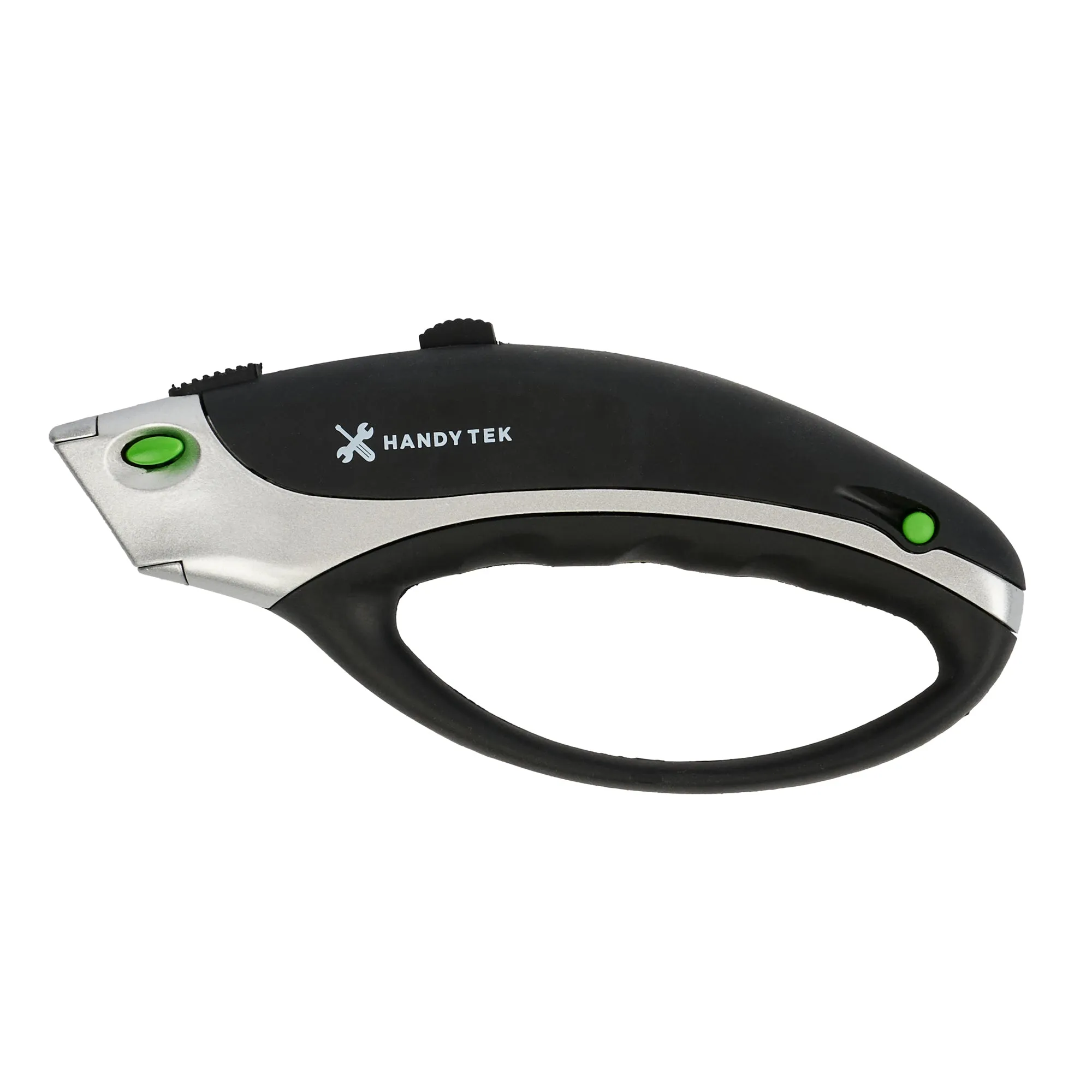 Handy Tek Black Safety Utility Knife - Quick Change, Heavy Duty - 6 3/4" - 1 count box