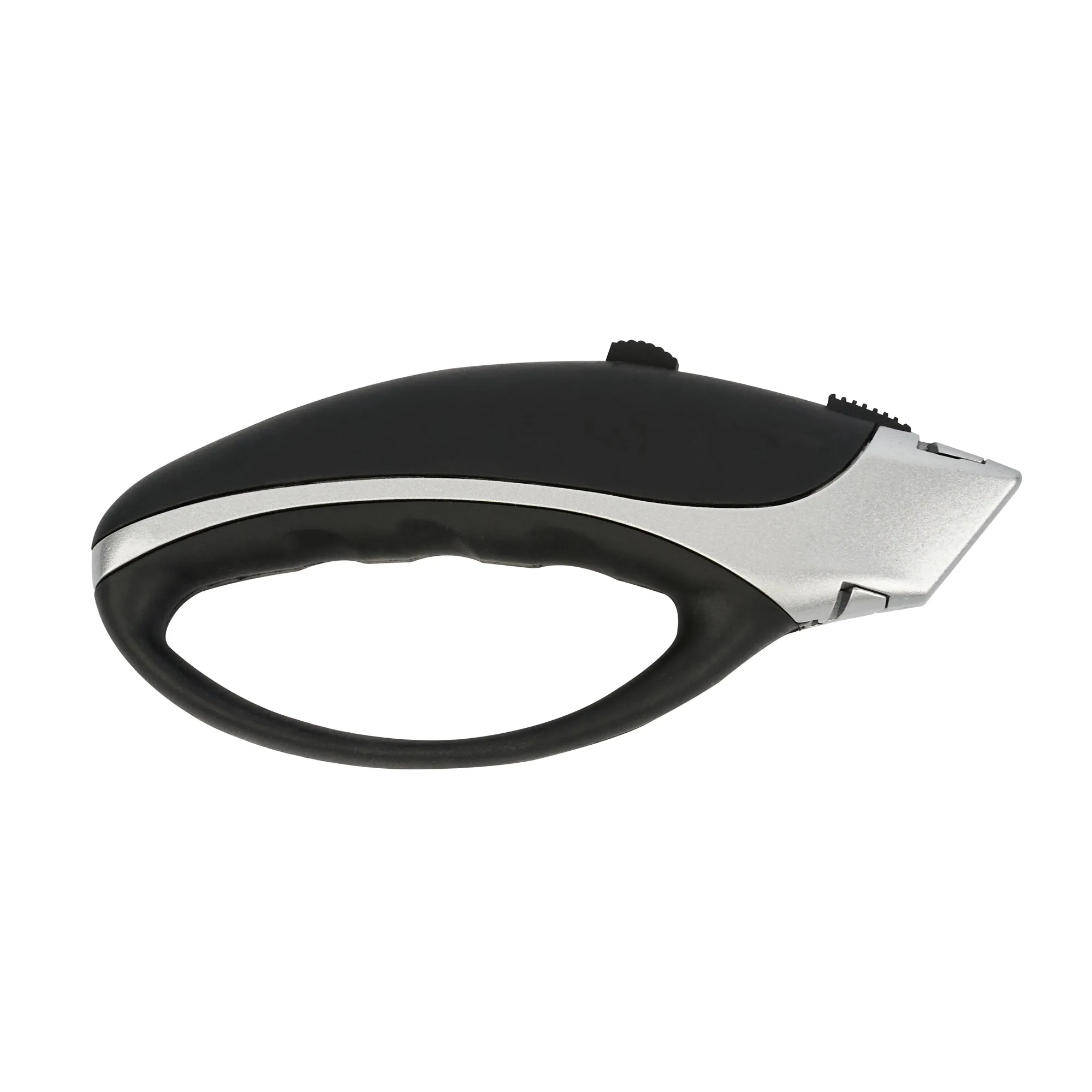 Handy Tek Black Safety Utility Knife - Quick Change, Heavy Duty - 6 3/4" - 6 count box