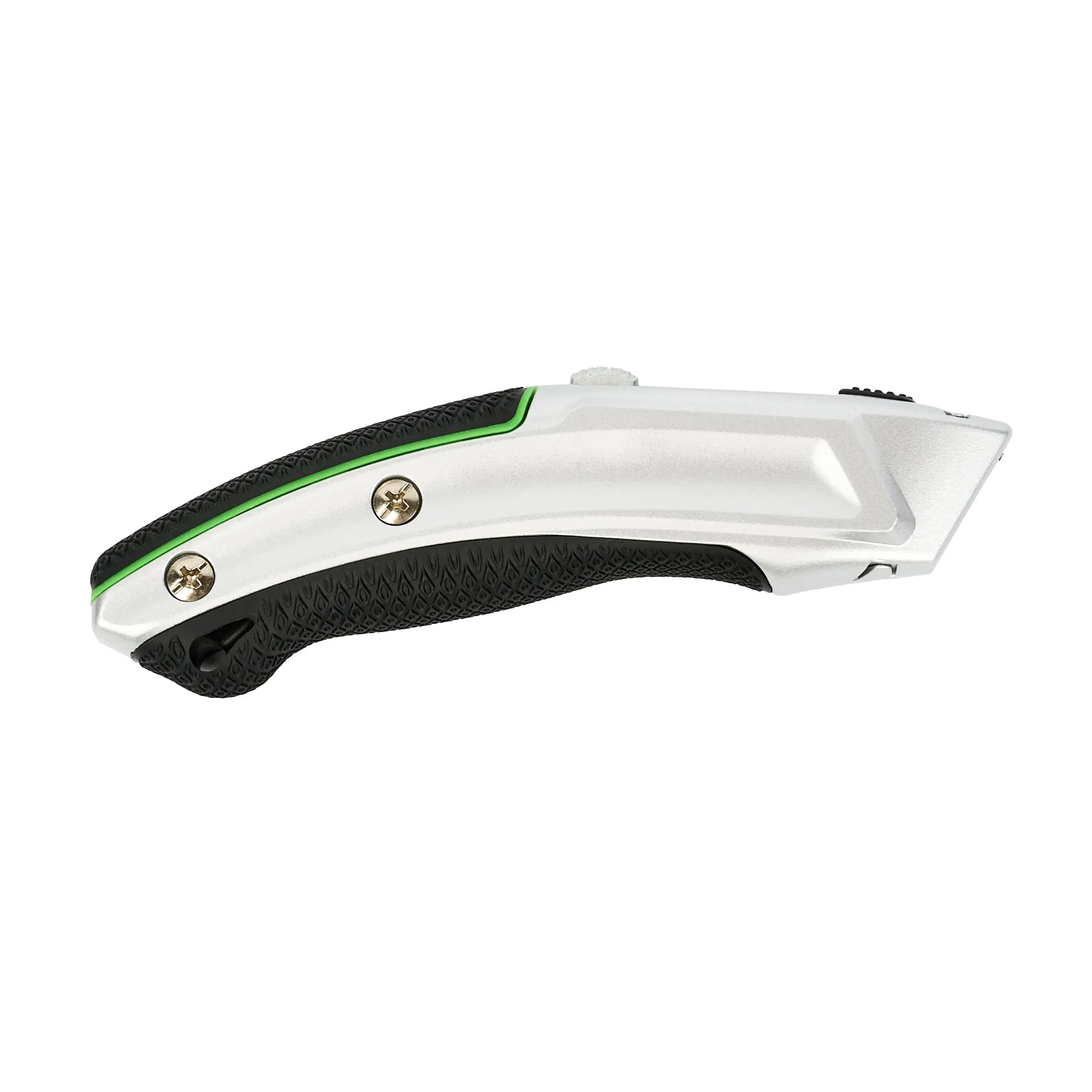 Handy Tek Silver Auto-Loading Utility Knife - Quick Change, Heavy Duty - 7" - 6 count box