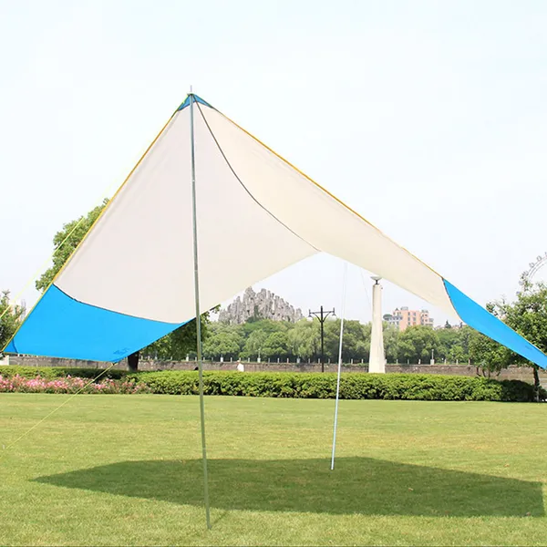 Hewolf 4-8P Outdoor Camping Tarp - Blue