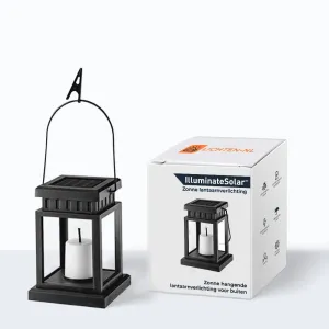 IlluminateSolar Outdoor Hanging LED Solar Lantern - Eco-Friendly