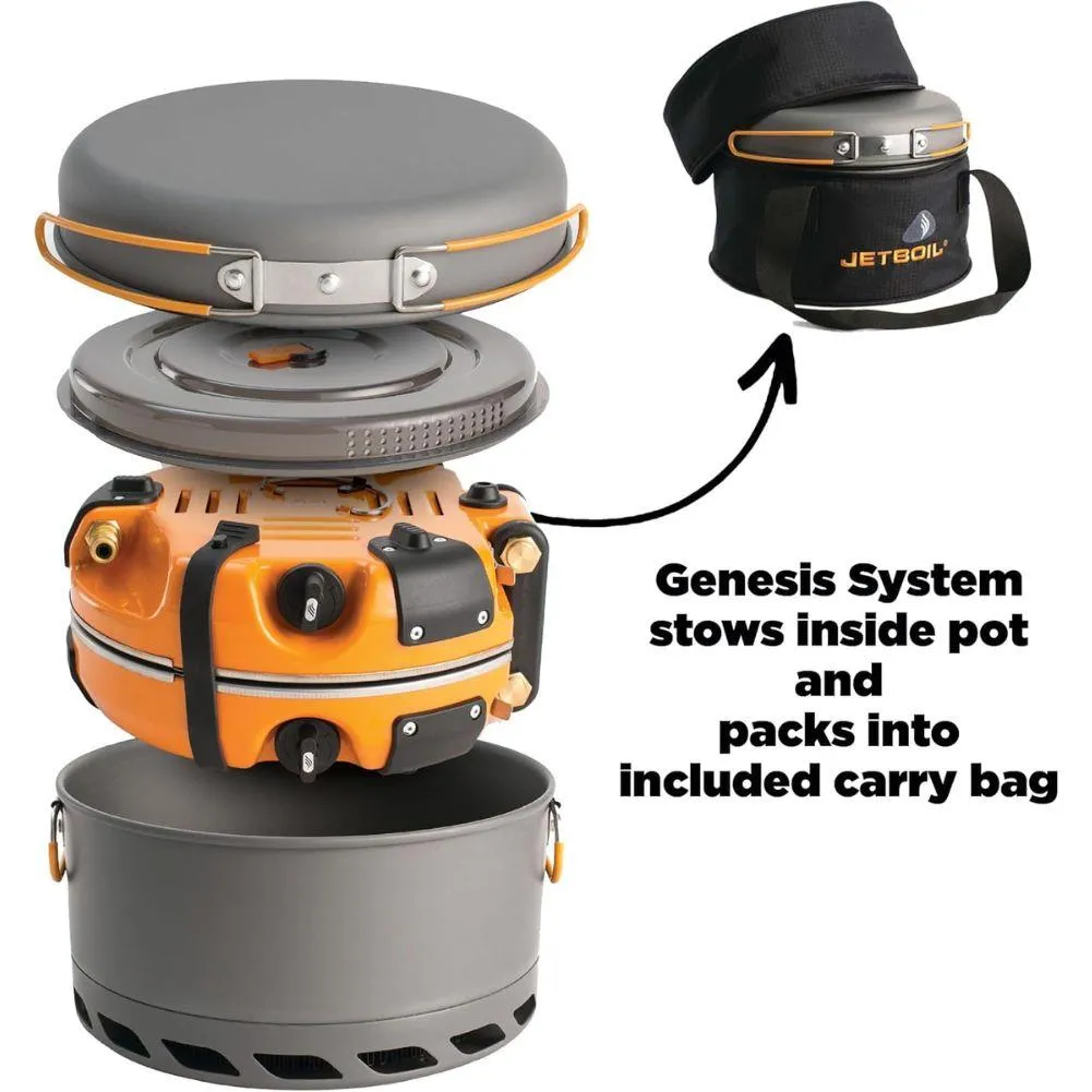 Jetboil Genesis Basecamp Cooking System (Orange)
