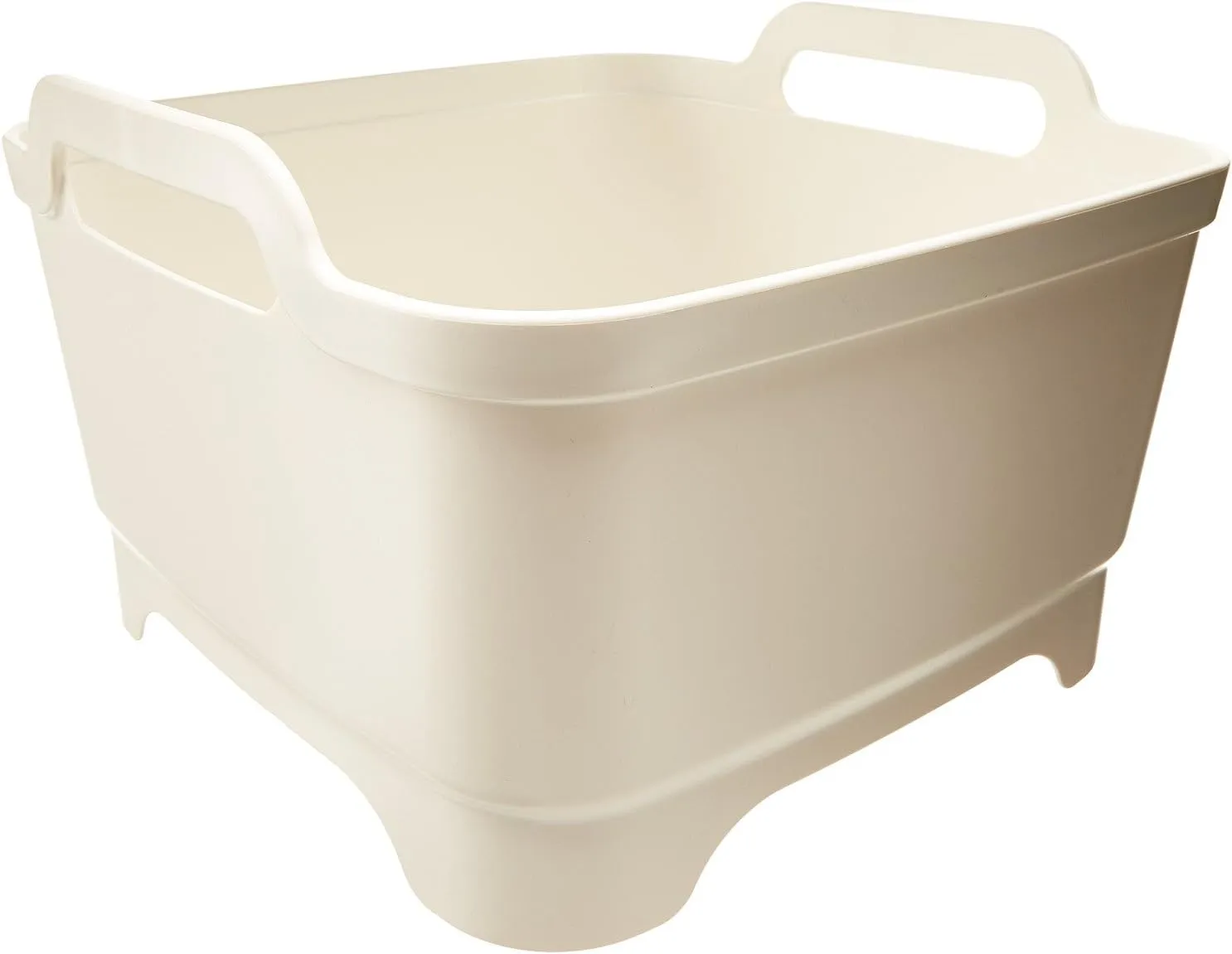 Joseph Joseph 85055 Wash & Drain Wash Basin Dishpan, White & BladeBrush Knife and Cutlery Cleaner Brush Bristle Scrub Kitchen Washing Non-Slip, One Size, Green
