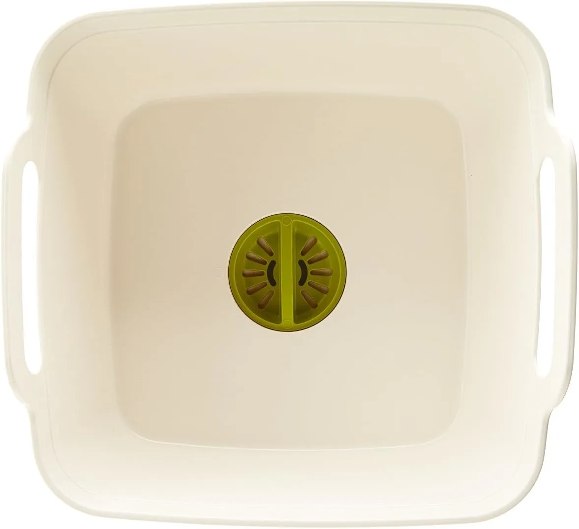 Joseph Joseph 85055 Wash & Drain Wash Basin Dishpan, White & BladeBrush Knife and Cutlery Cleaner Brush Bristle Scrub Kitchen Washing Non-Slip, One Size, Green