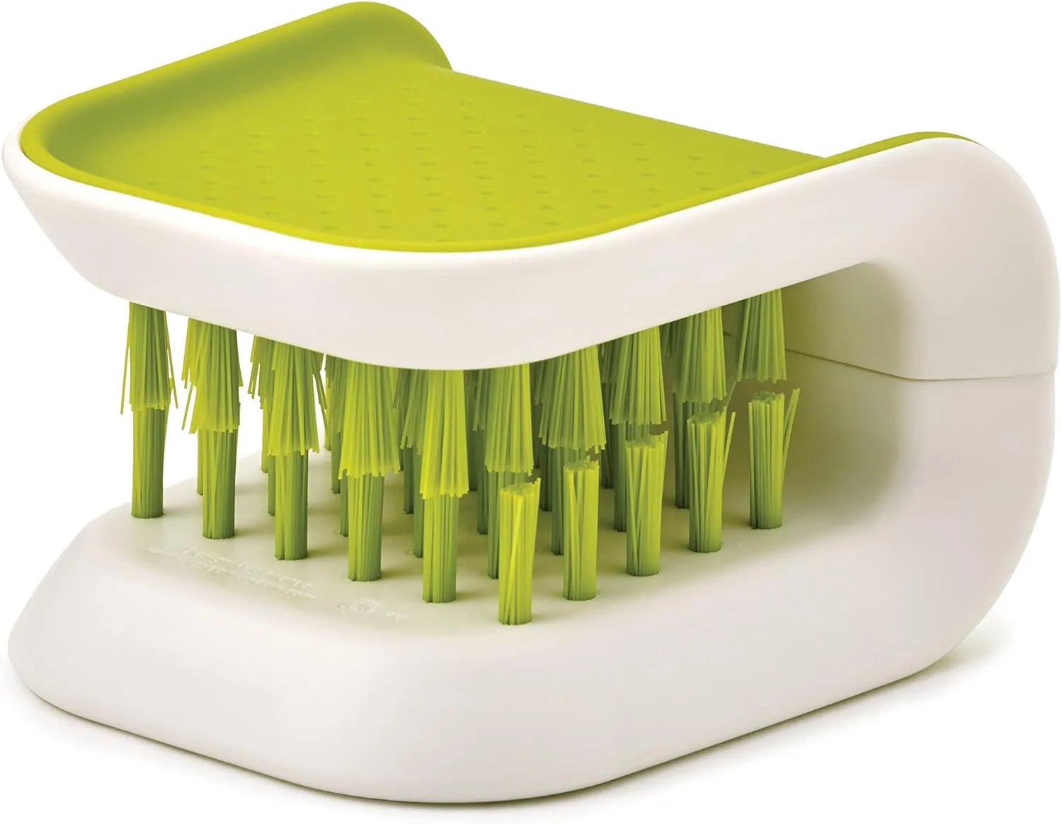 Joseph Joseph 85055 Wash & Drain Wash Basin Dishpan, White & BladeBrush Knife and Cutlery Cleaner Brush Bristle Scrub Kitchen Washing Non-Slip, One Size, Green