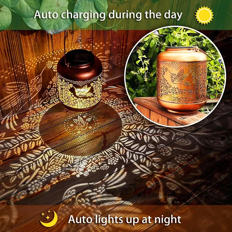 Joyful Hummingbird Solar Lantern