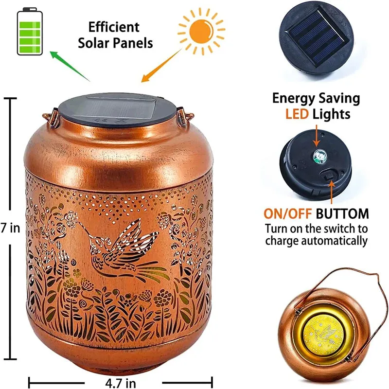 Joyful Hummingbird Solar Lantern