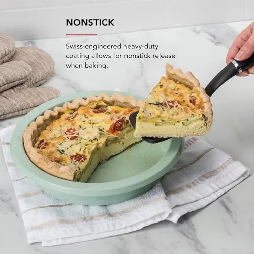 KitchenAid 9in Nonstick Aluminized Steel Round Cake Pan, Pistachio