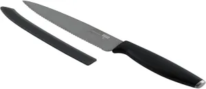 KUHN RIKON "Colori Titanium Serrated Utility Knife, Graphite