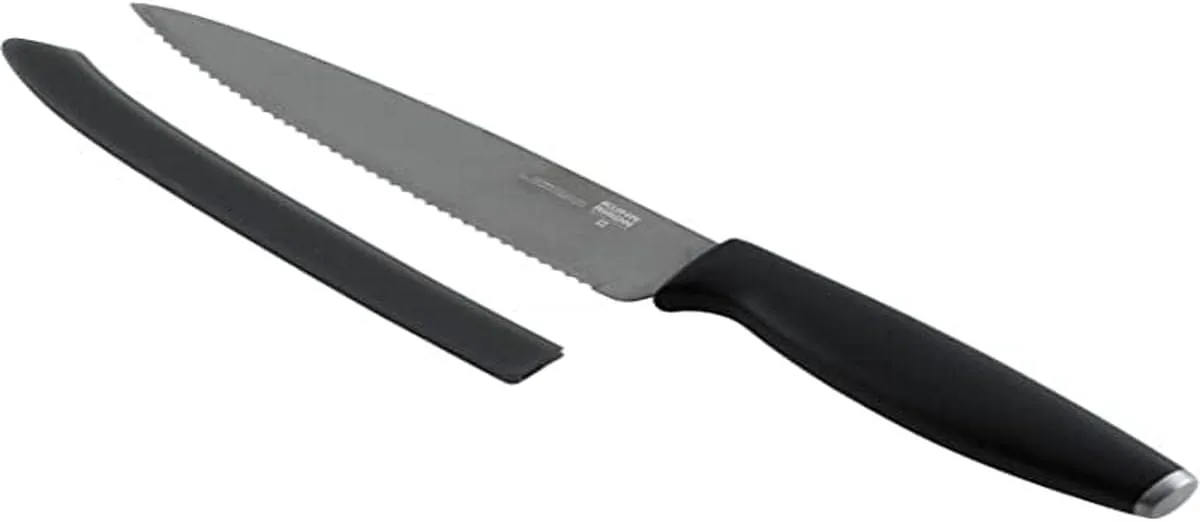 KUHN RIKON "Colori Titanium Serrated Utility Knife, Graphite