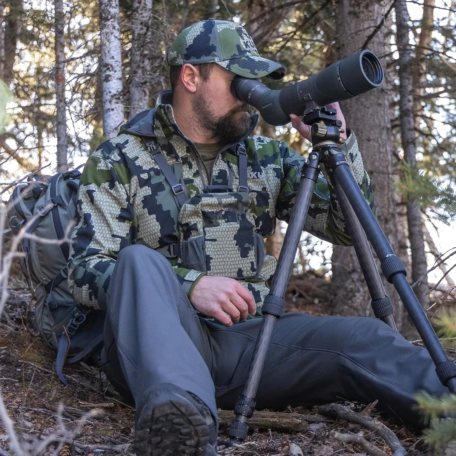 KUIU Guide Pro Pant - Wind-Resistant, Articulated Fit, Durable Soft-Shell for Cold Weather Mountain Hunting