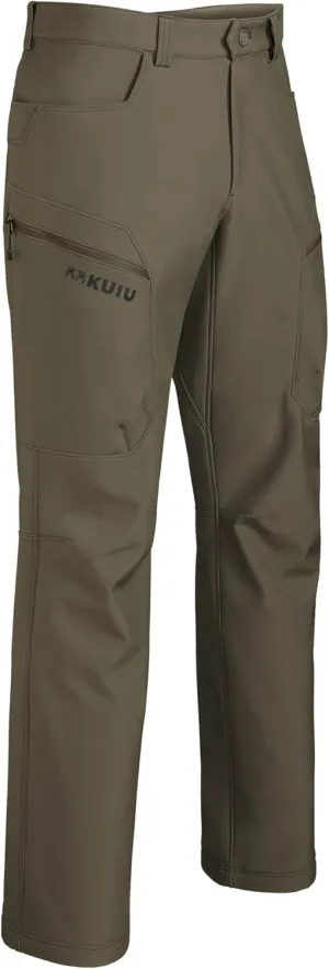KUIU Guide Pro Pant - Wind-Resistant, Articulated Fit, Durable Soft-Shell for Cold Weather Mountain Hunting