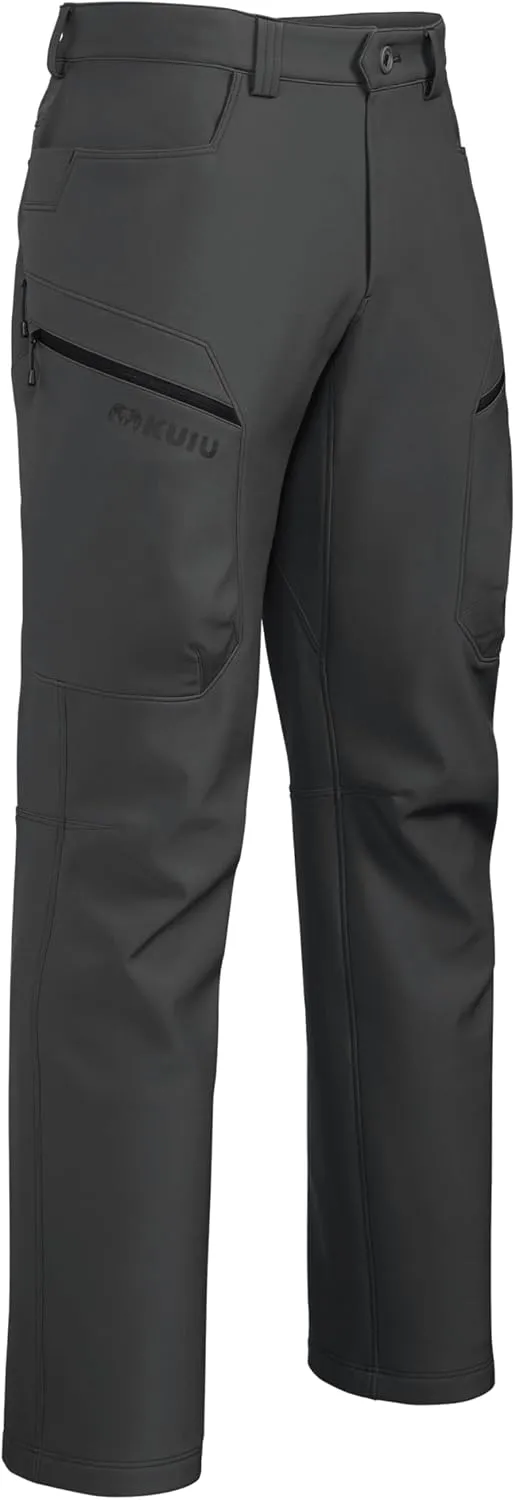 KUIU Guide Pro Pant - Wind-Resistant, Articulated Fit, Durable Soft-Shell for Cold Weather Mountain Hunting