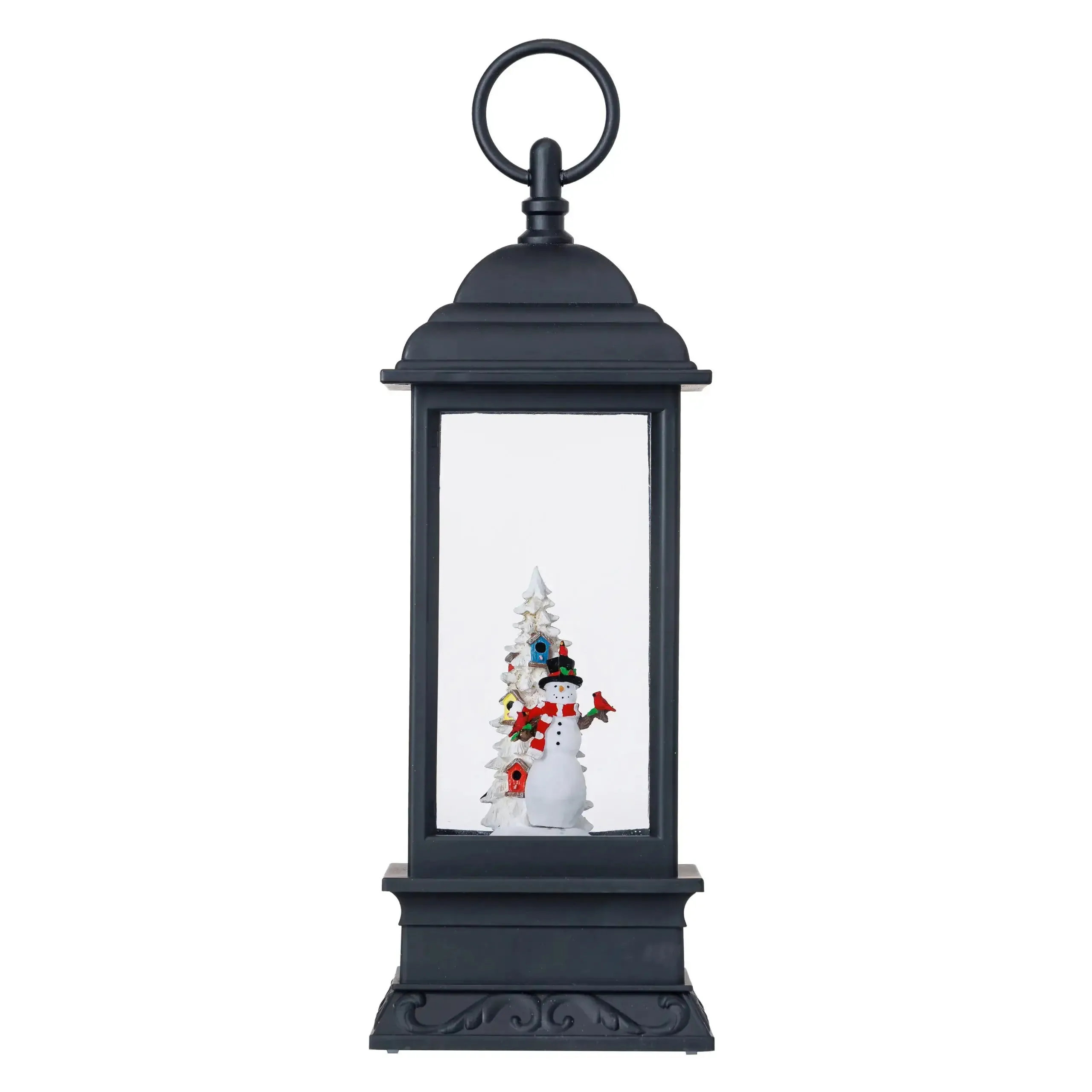Lantern Plastic Tree 11" LED H Water Expert advice End-of-season sale and Snowman