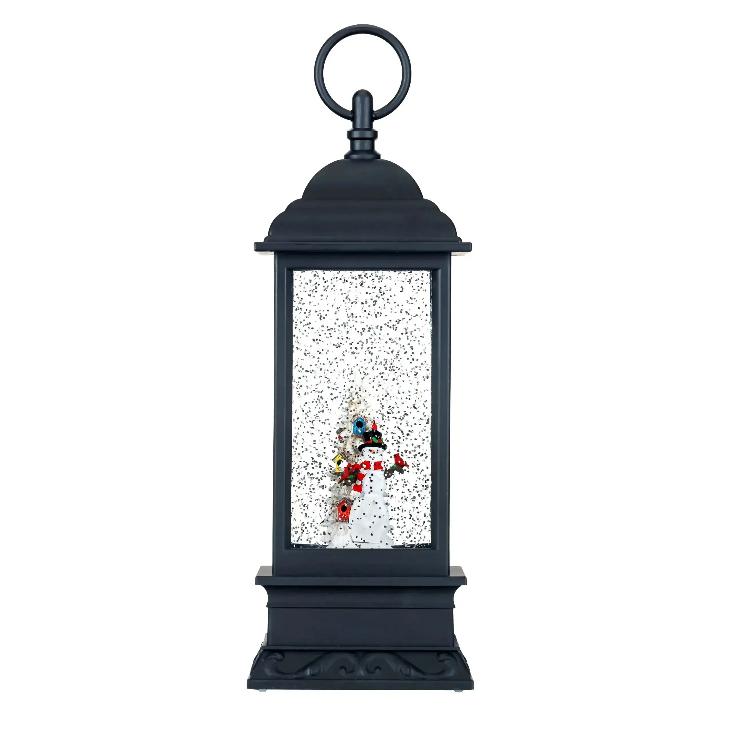 Lantern Plastic Tree 11" LED H Water Expert advice End-of-season sale and Snowman